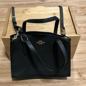 Coach Charlie 28 Leather Carryall Tote